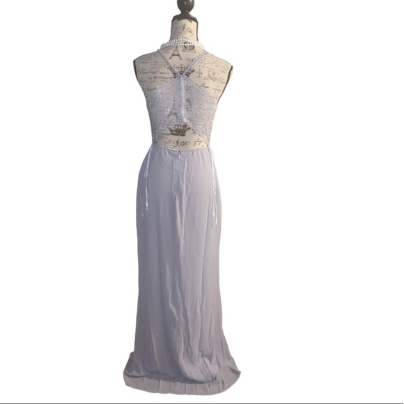 Lulu’s Story of a Starry Night back Lace dress - Picture 8 of 9